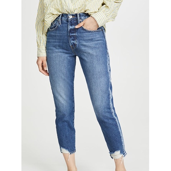 NWT Frame Cropped Jeans (33) - Picture 1 of 6